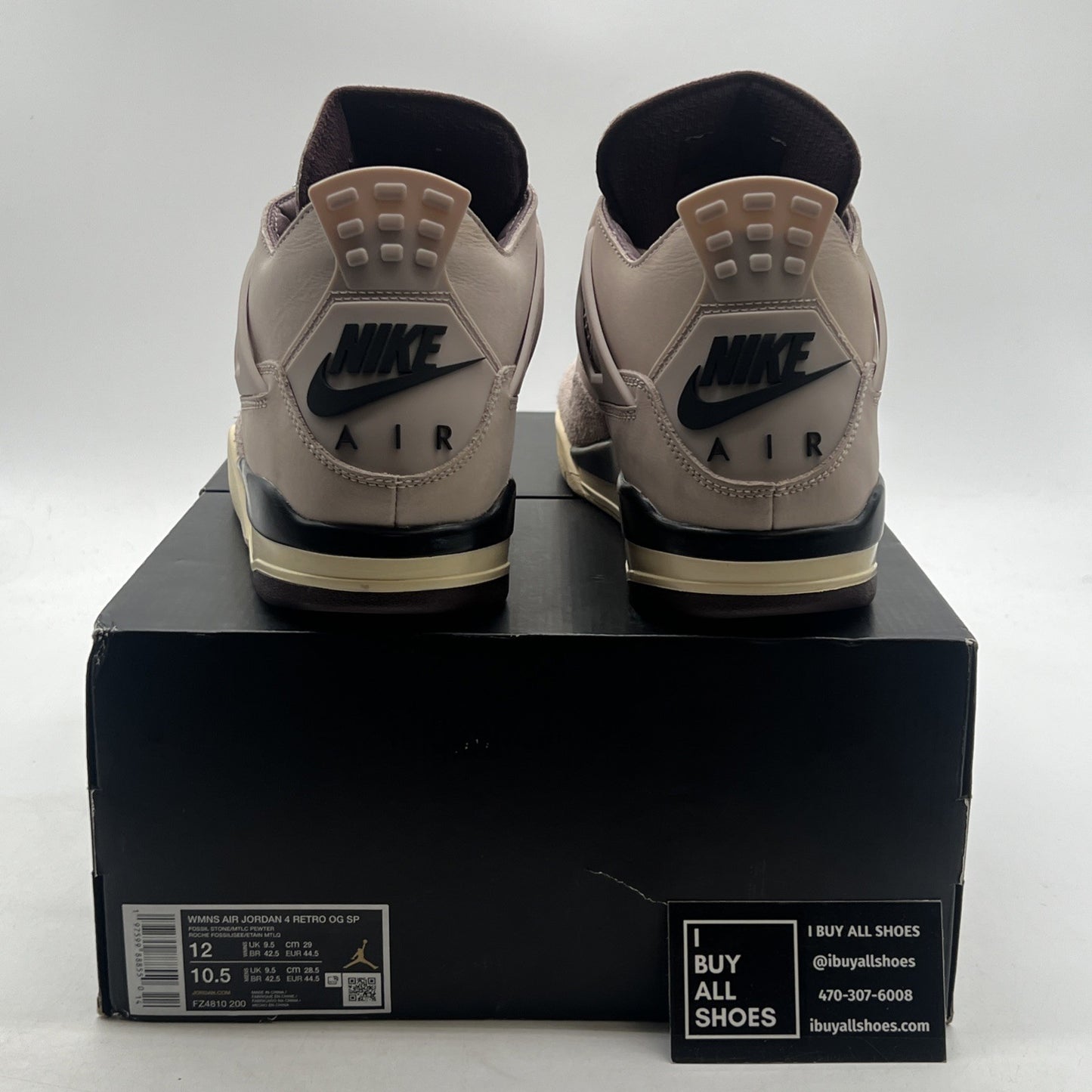 Size 12 - A Ma Maniére x Air Jordan 4 Retro While You Were Sleeping W FZ4810-200