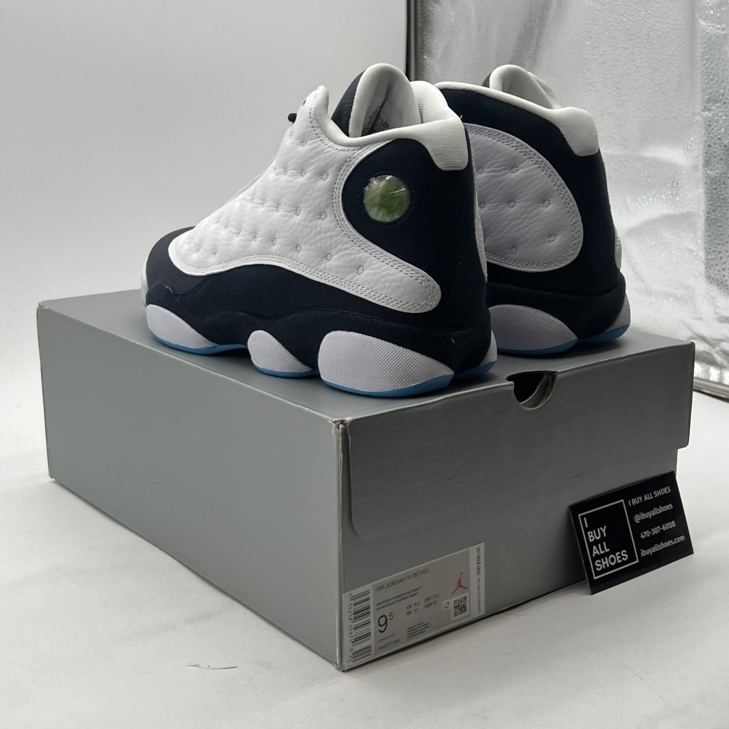 Size 9.5 - Air Jordan 13 Retro Obsidian (414571-144)
