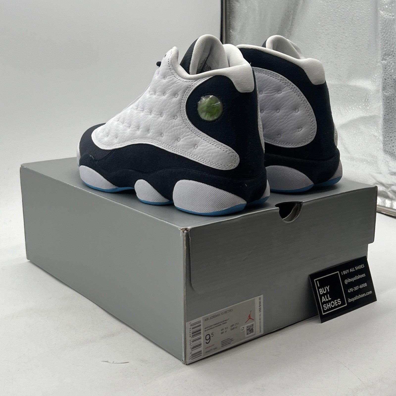 Size 9.5 - Air Jordan 13 Retro Obsidian (414571-144)