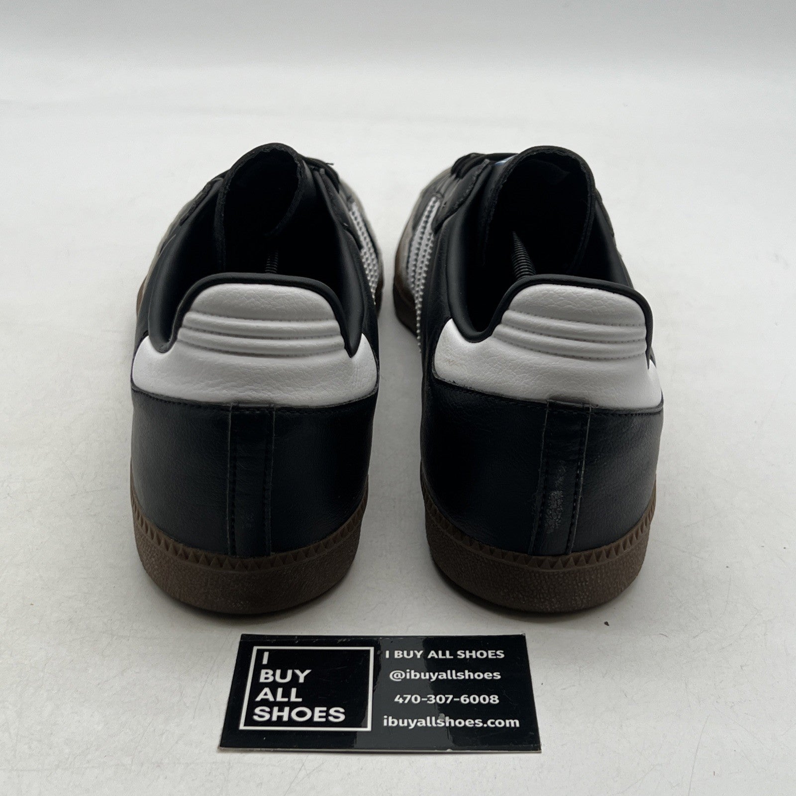 Size 14 - adidas Samba Vegan Low Black Gum (H01878)