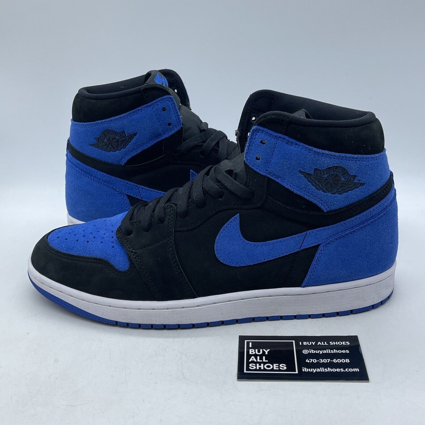 Size 12 - Jordan 1 Retro OG High Royal Reimagined Blue Black Suede (DZ5485-042)