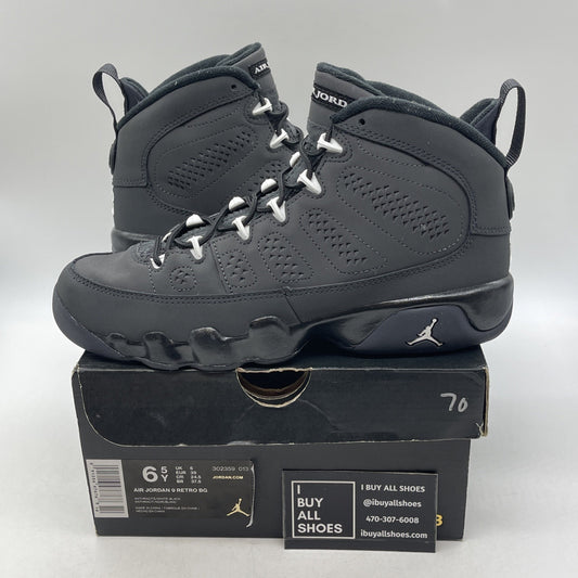 Size 6.5 (GS) - Air Jordan 9 Retro Mid Anthracite 2015 (302359-013)
