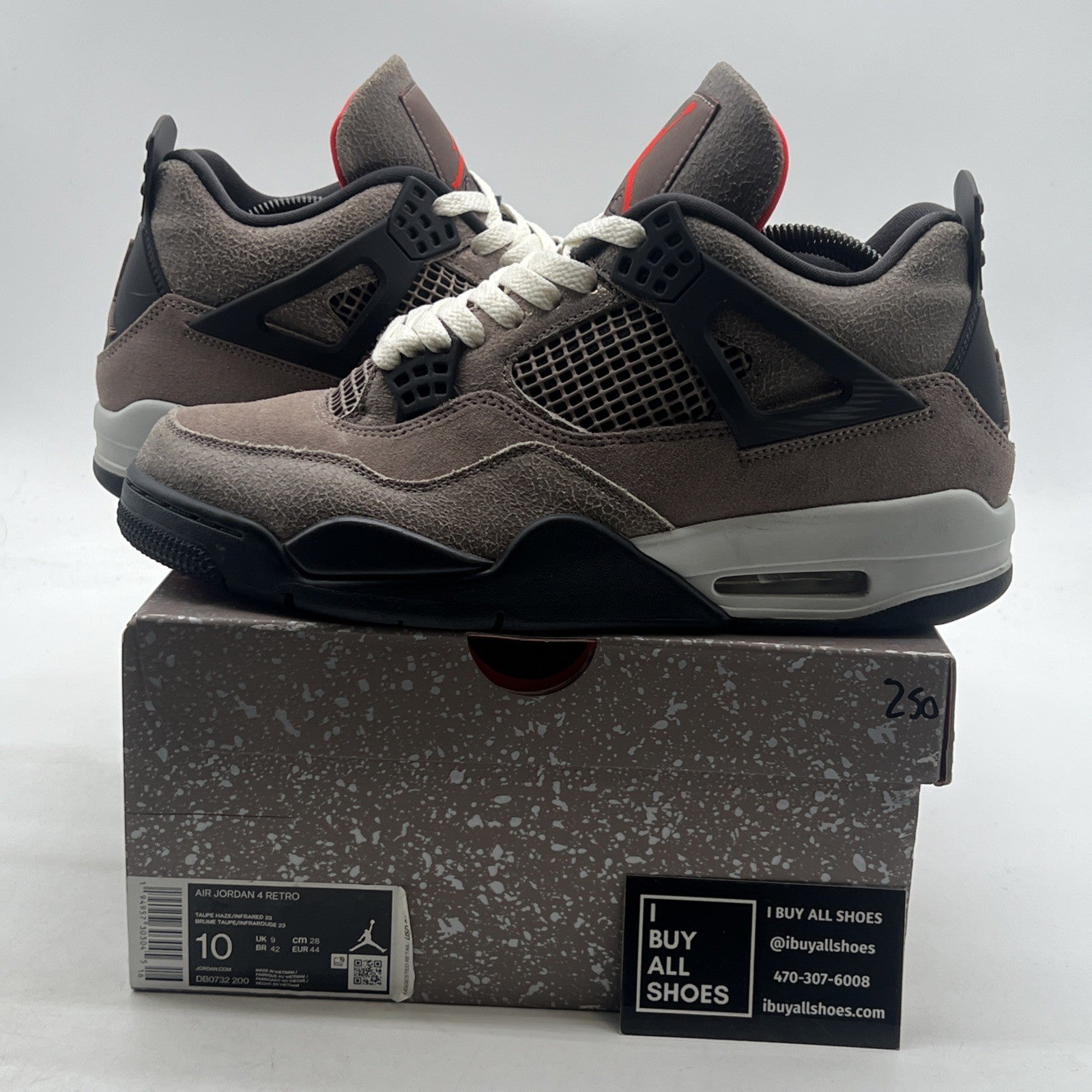 Size 10 - Air Jordan 4 Retro Mid Taupe Haze (DB0732-200)