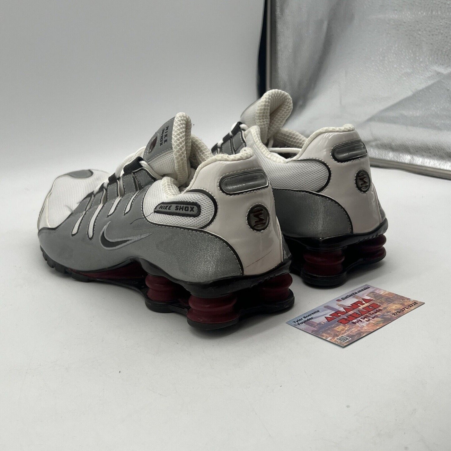 Size 11 - Nike Shox NZ SL Silver  (309730-109)