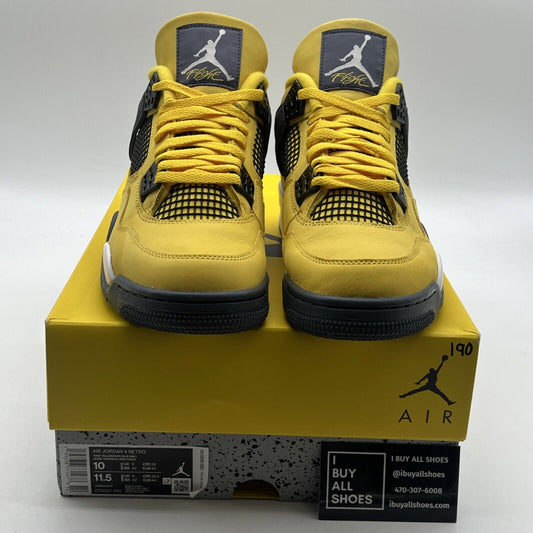 Size 10 - Air Jordan 4 Retro Mid Lightning (CT8527-700)