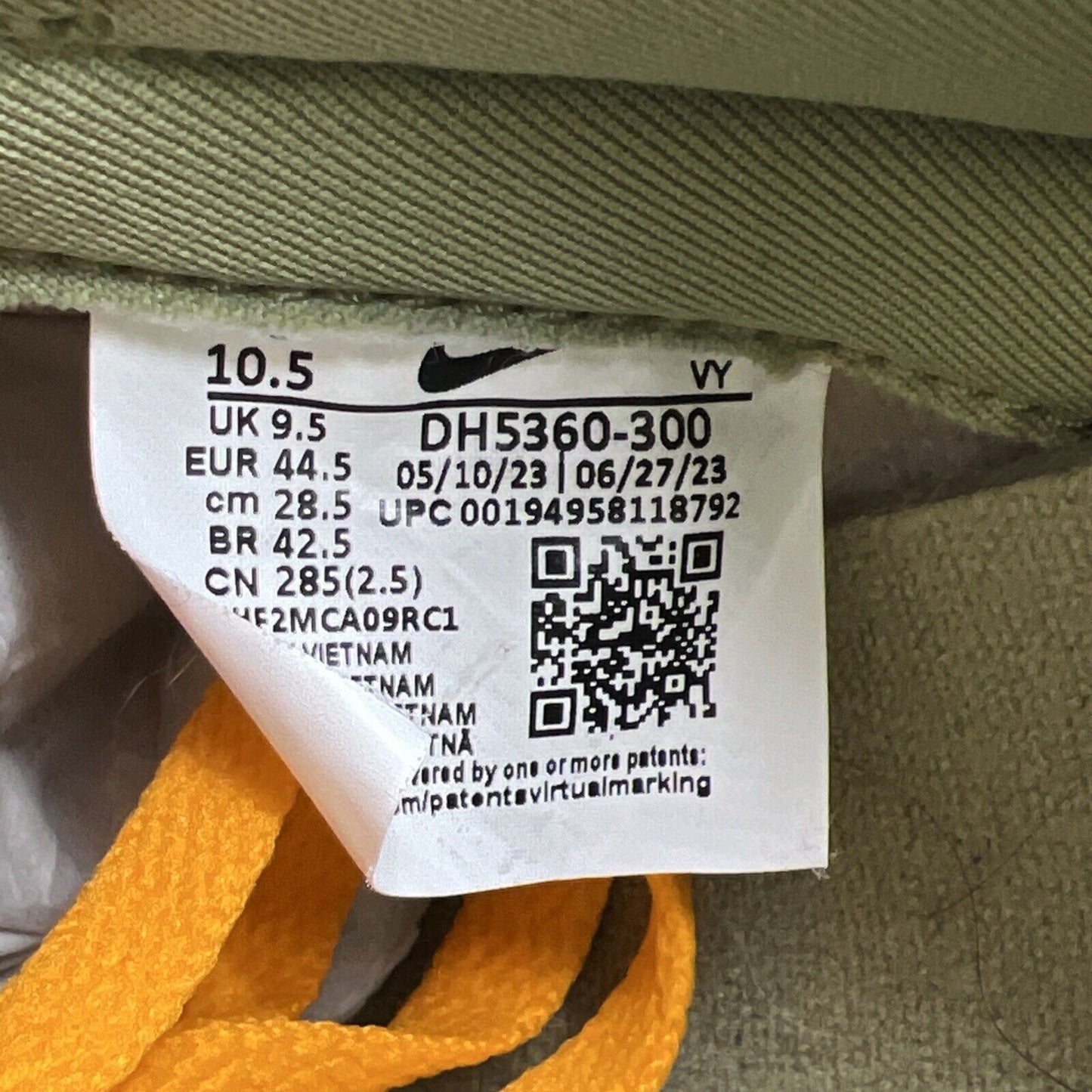 Size 10.5 - Nike Dunk Low Dusty Olive (DH5360-300)