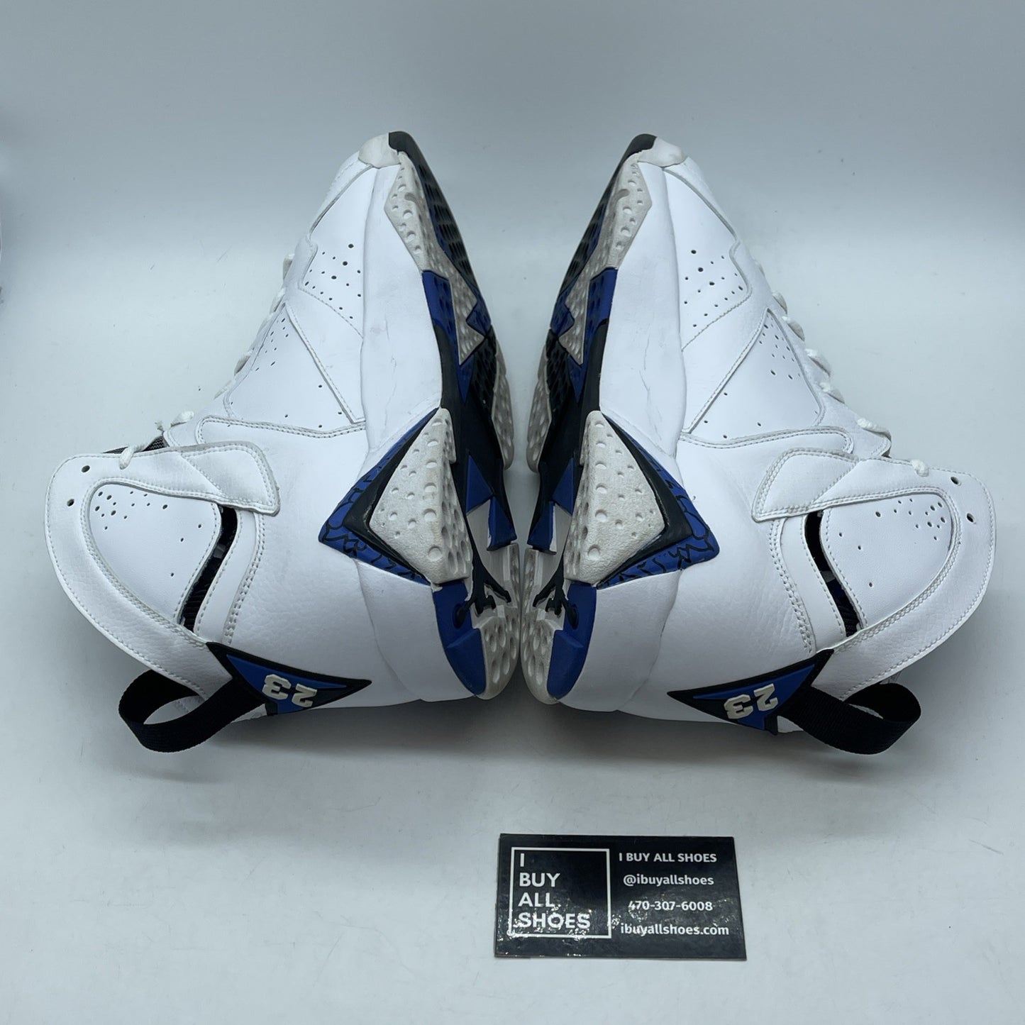 Size 13 - Air Jordan 7 Retro DMP Orlando White Blue Leather (304775-161)