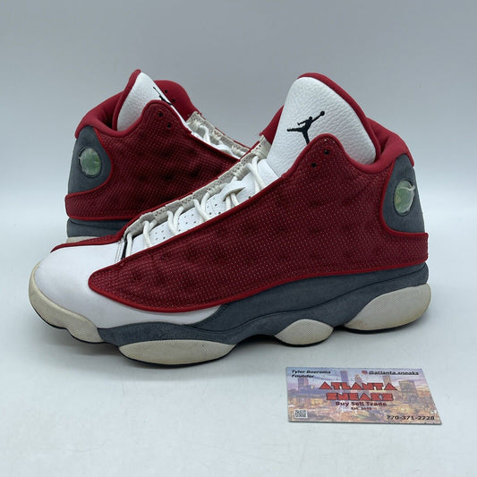 Size 10 - Jordan 13 Red Grey Suede White Leather (DJ5982-600)