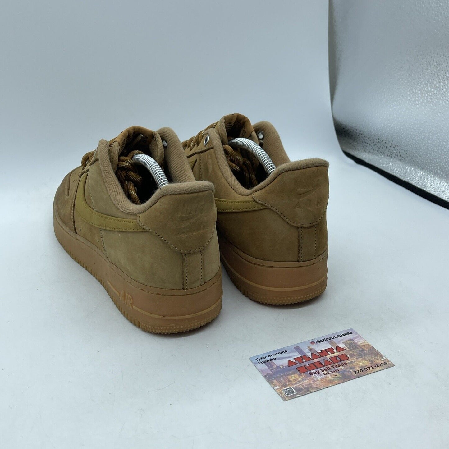 Size 10 - Nike Air Force 1 Low Flax Brown Suede (CJ9179-200)