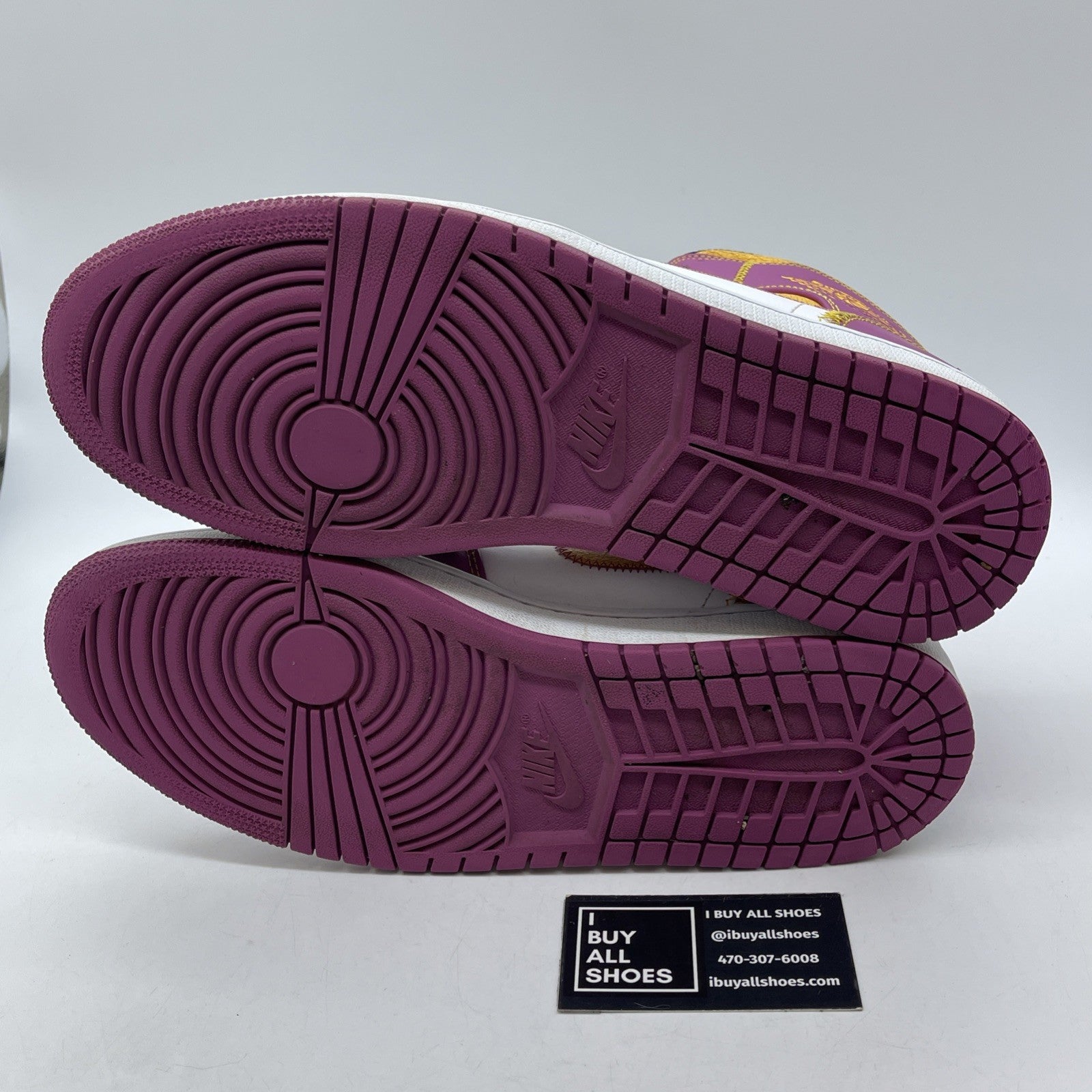 Size 11 - Air Jordan 1 Mid Día de Muertos White Purple Leather (DC0350-100)