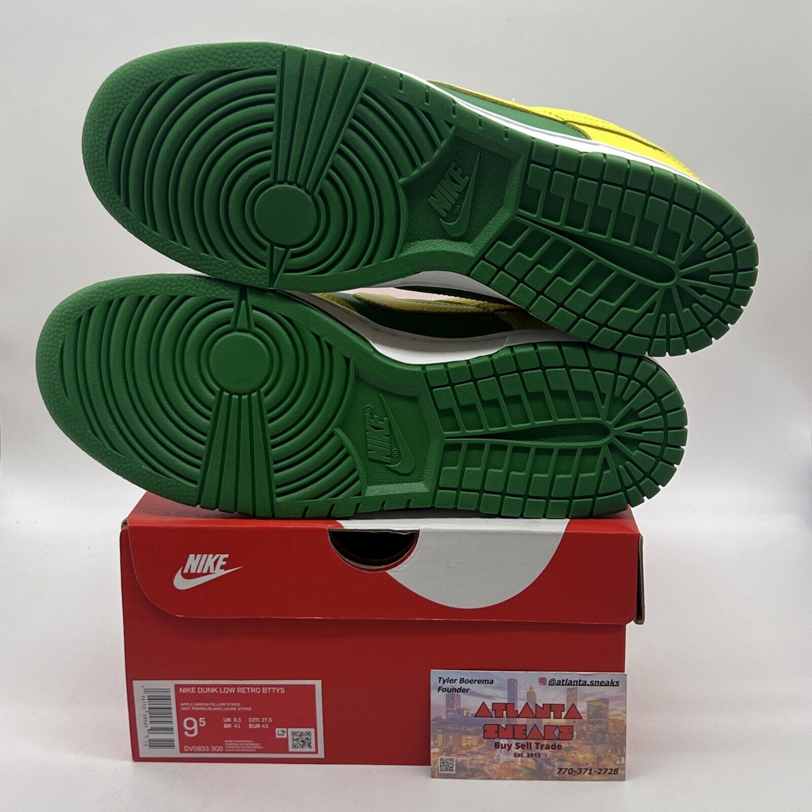 Size 9.5 - Nike Dunk Low Reverse Brazil Brand New Og All