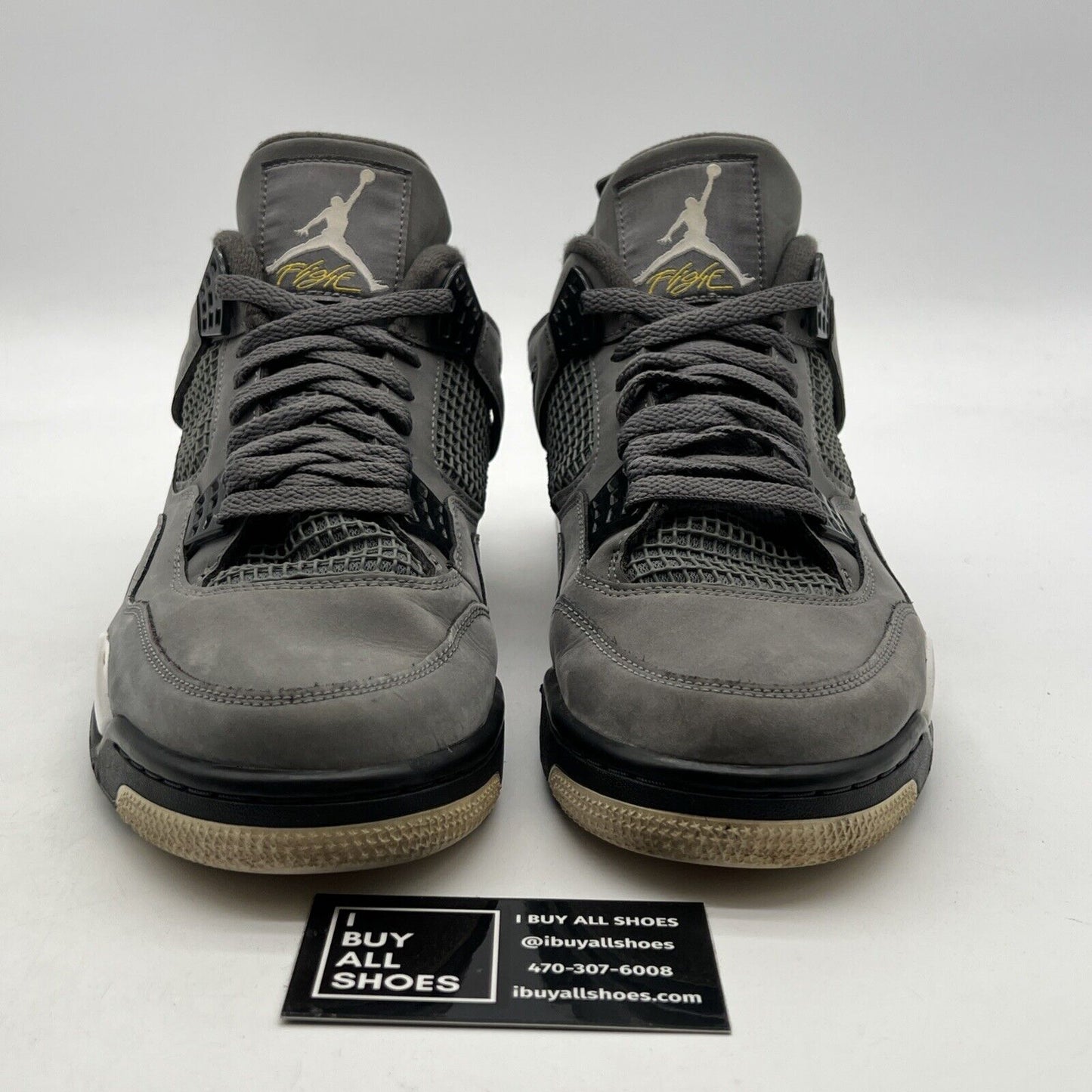 Size 11.5 - Air Jordan 4 Retro Low Cool Grey (308497-007)
