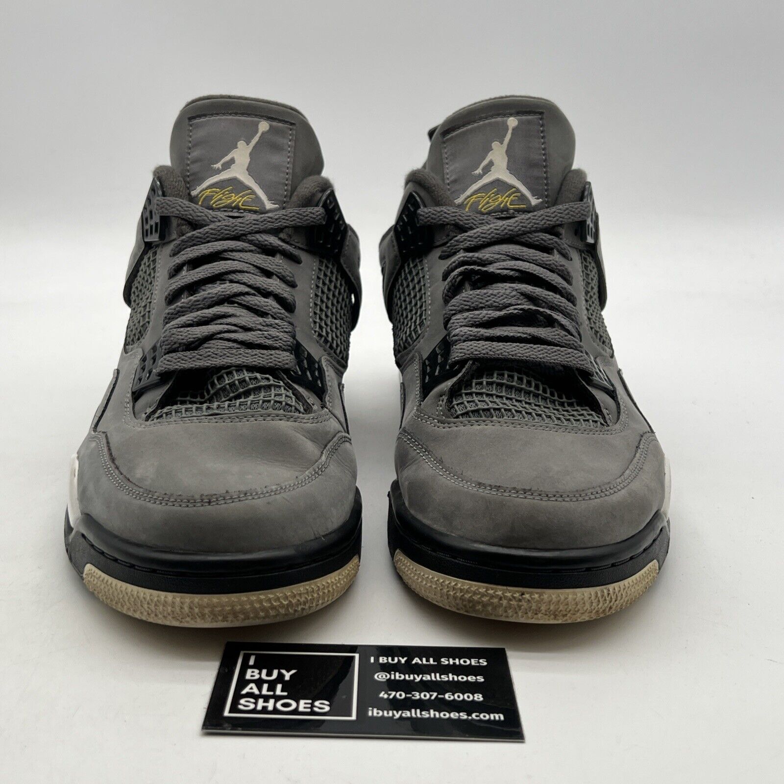 Size 11.5 - Air Jordan 4 Retro Low Cool Grey (308497-007)