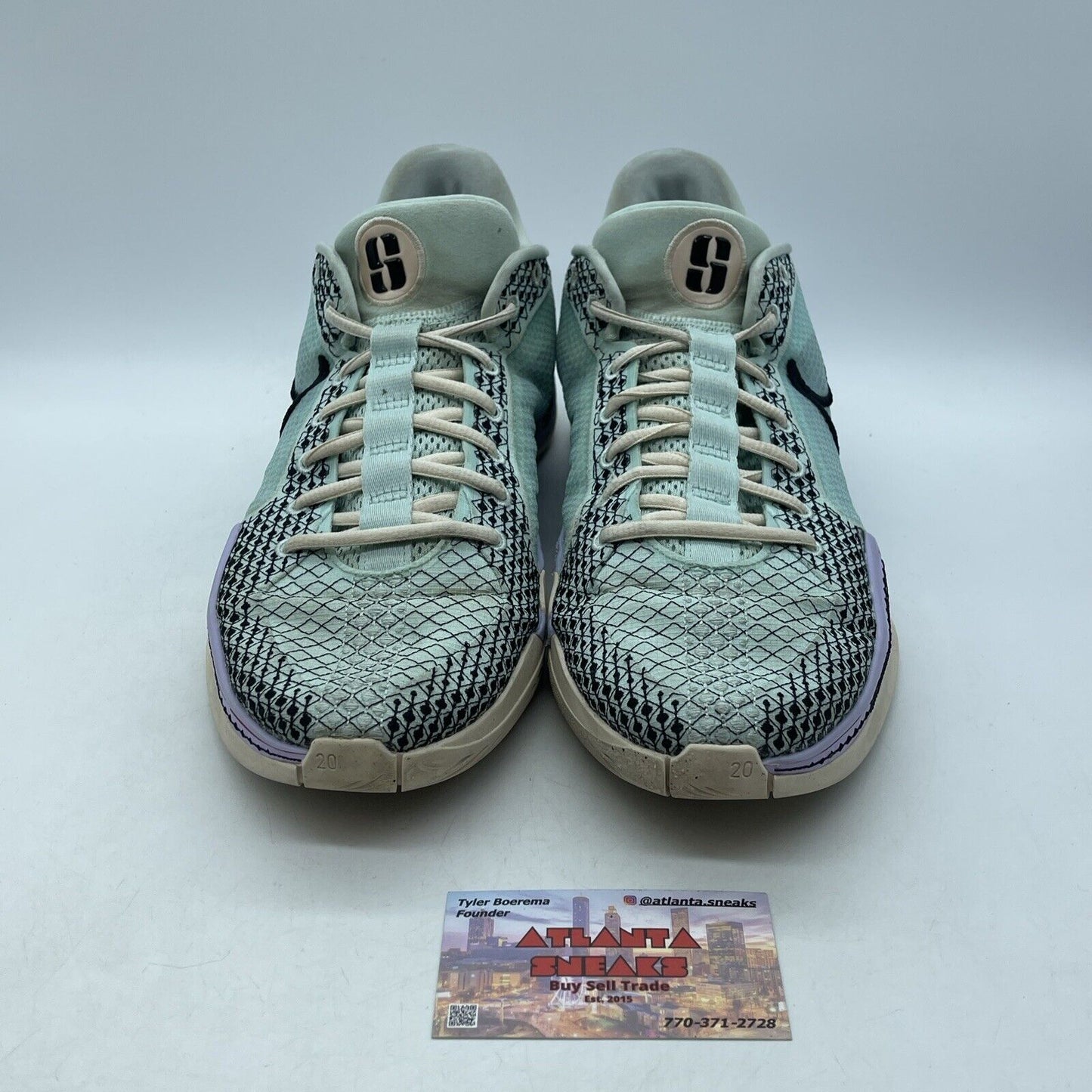 Size 12W - Nike Sabrina 1 Brooklyn's Finest Purple Blue Suede (FQ3381-301)