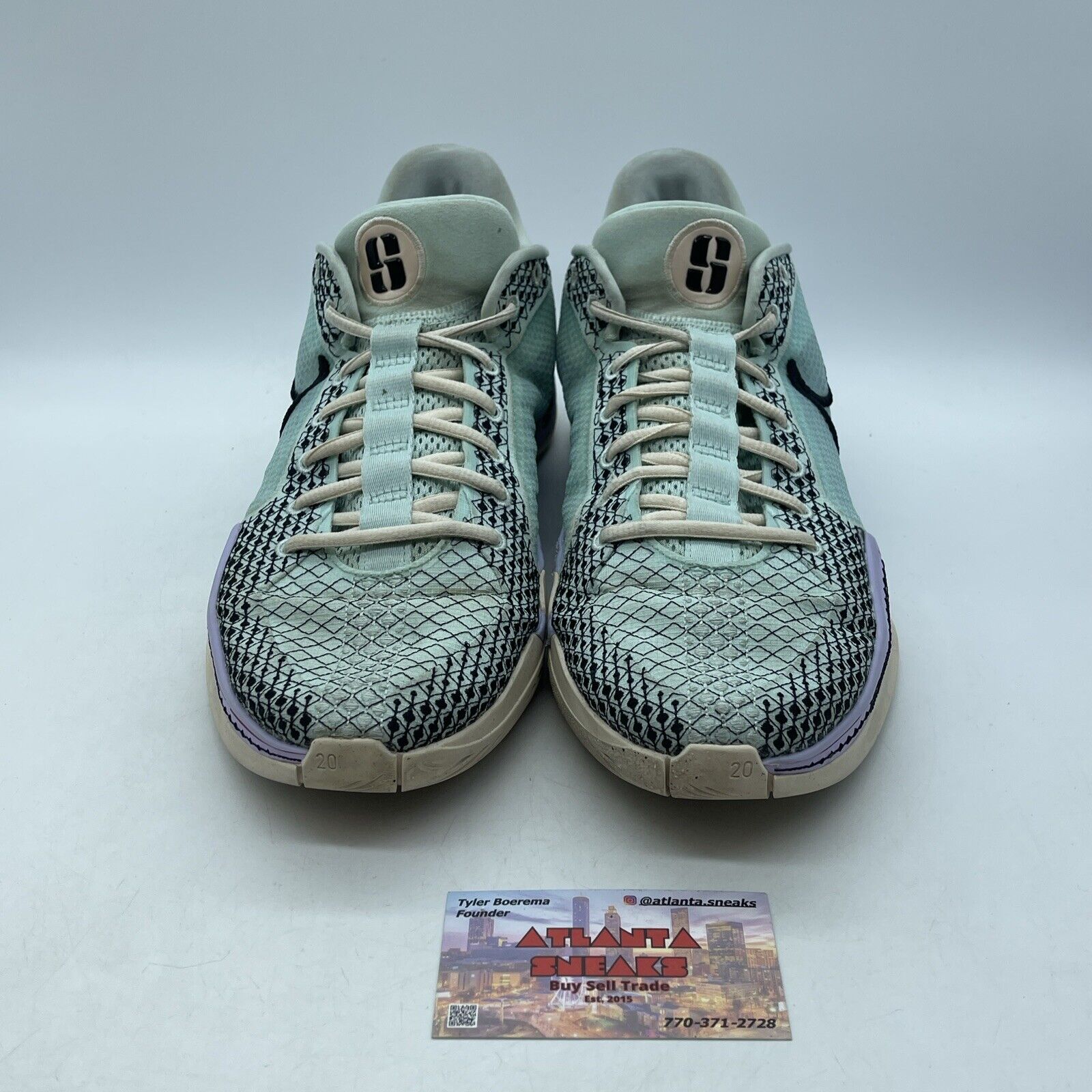 Size 12W - Nike Sabrina 1 Brooklyn's Finest Purple Blue Suede (FQ3381-301)