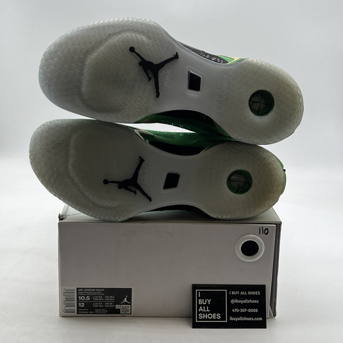 Size 10.5 - Air Jordan 36 Celtics (CZ2650-300)