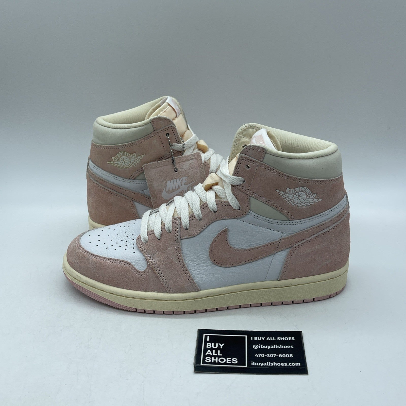 Size 9.5W - Air Jordan 1 Retro OG High Washed Pink (FD2596-600)