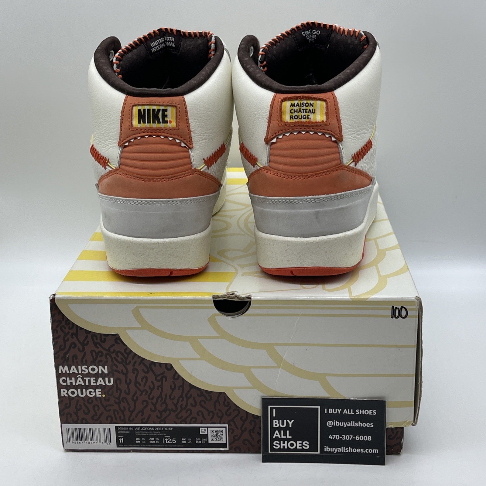 Size 11 - Maison Château Rouge x Air Jordan 2 United Youth International
