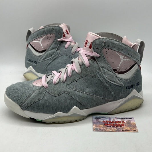 Size 12.5 - Air Jordan 7 Retro SE Hare 2.0 Grey Pink White (CT8527-002)
