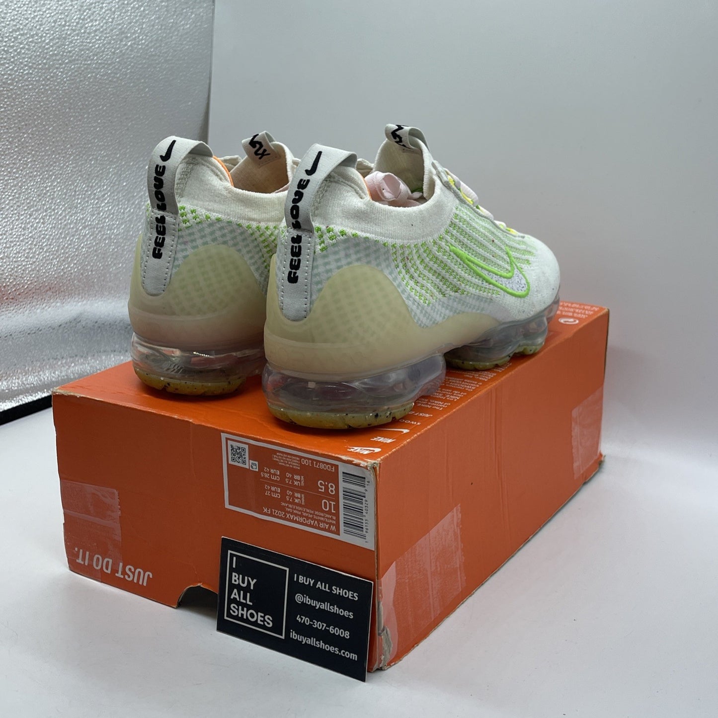 Size 10W - Nike Air VaporMax 2021 Flyknit Next Nature Feel Love (FD0871-100)