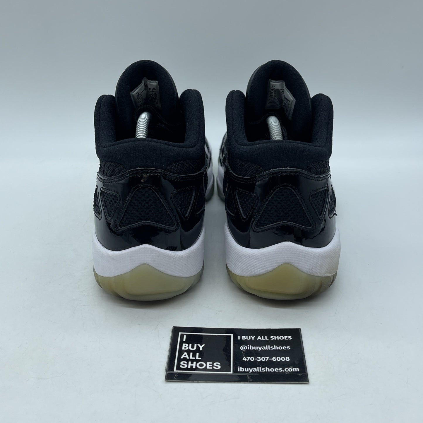Size 10 - Air Jordan 11 Retro IE Low Space Jam Black Suede Leather (919712-041)