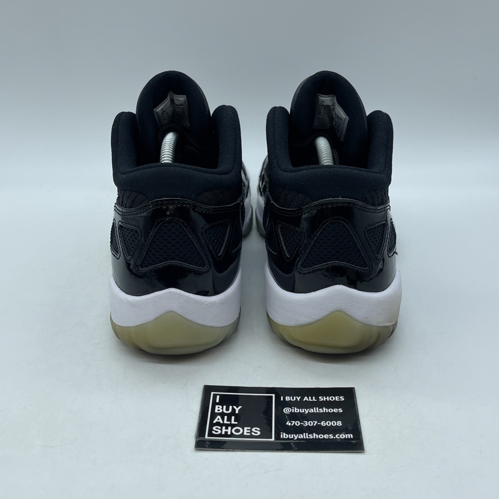 Size 10 - Air Jordan 11 Retro IE Low Space Jam Black Suede Leather (919712-041)