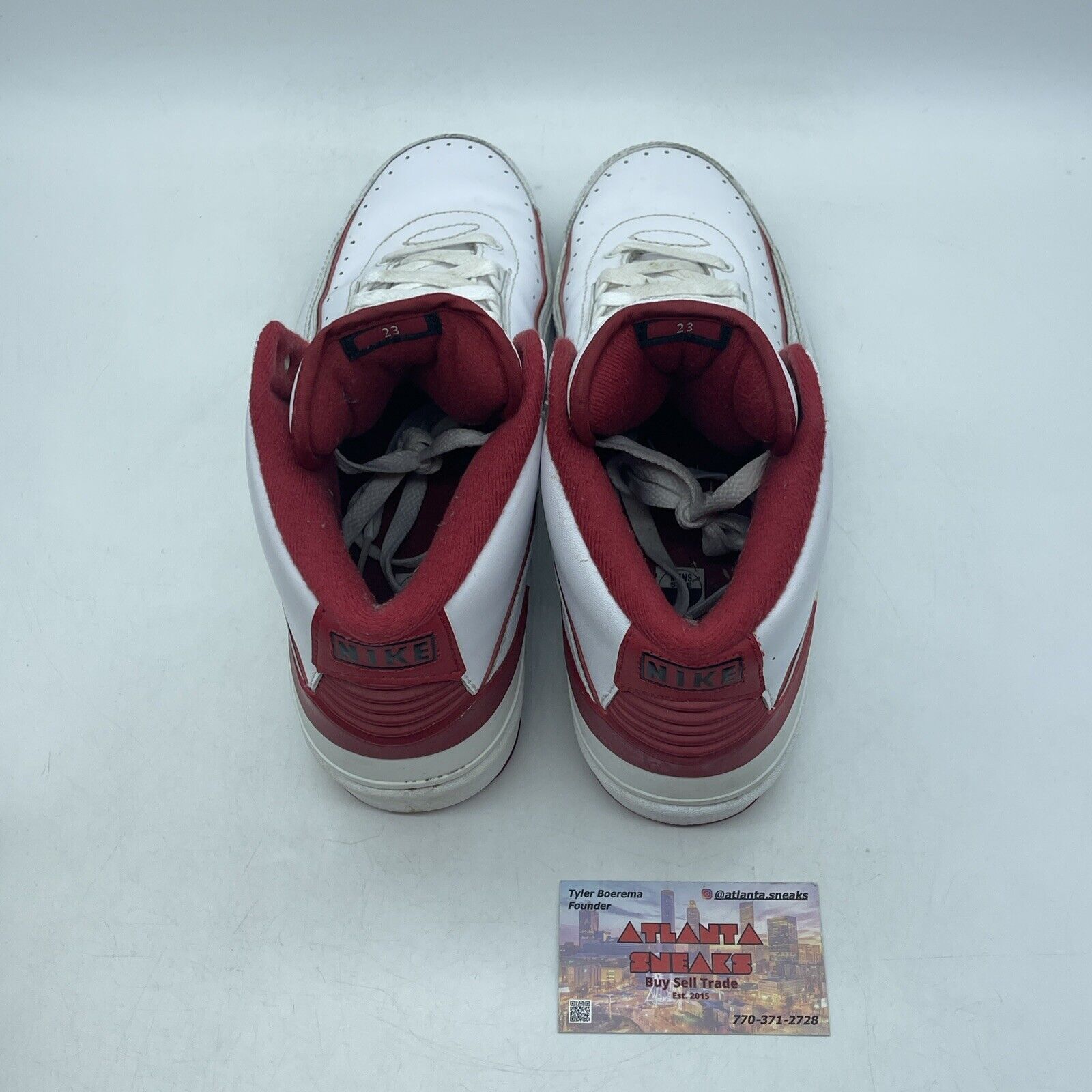 Size 9 - Air Jordan 2 Retro Chicago Home White Red Leather (385475-102)