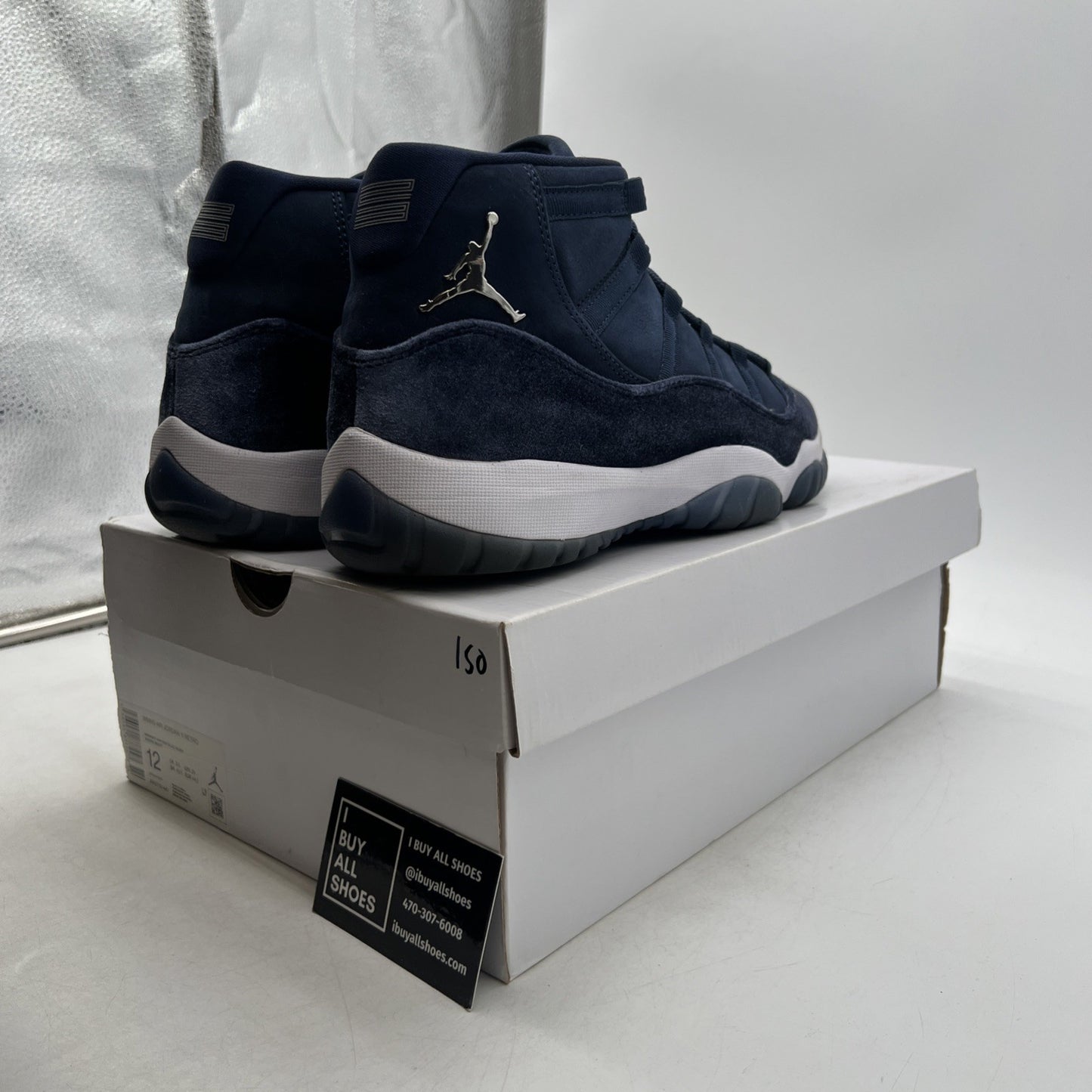 Size 12 - Air Jordan 11 Midnight Navy Velvet 2022 (AR0715-441)