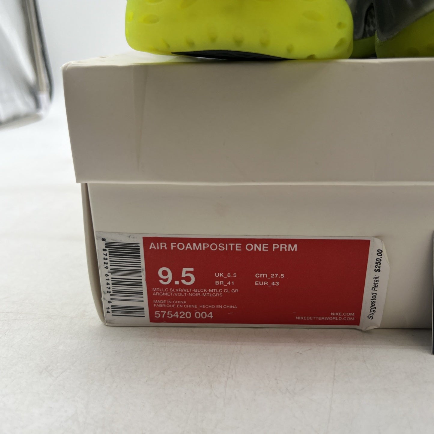 Size 9.5 - Nike Air Foamposite One Prm Metallic Camo (575420-004)