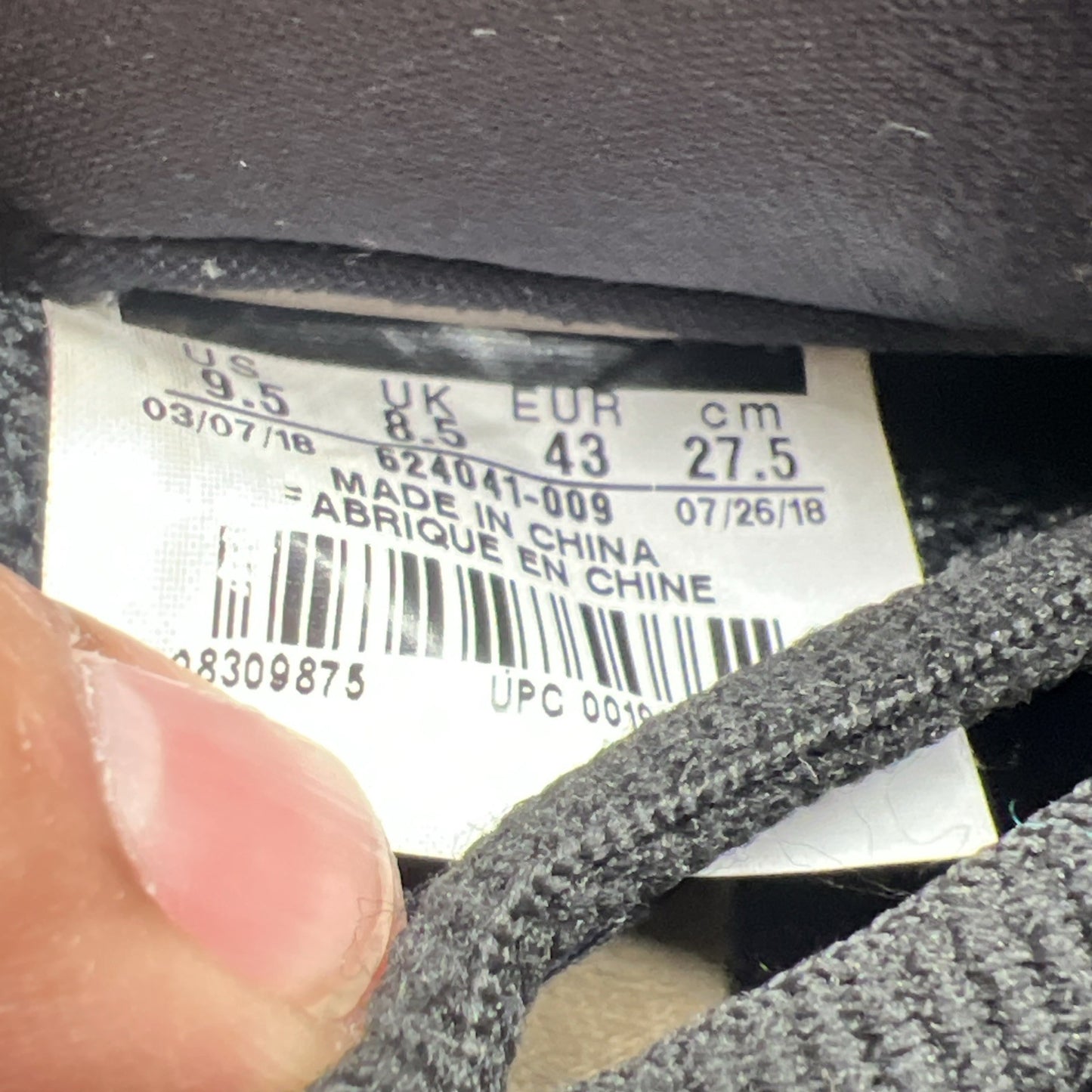Size 9.5 - Nike Air Foamposite Pro Black Metallic Gold (624041-009)