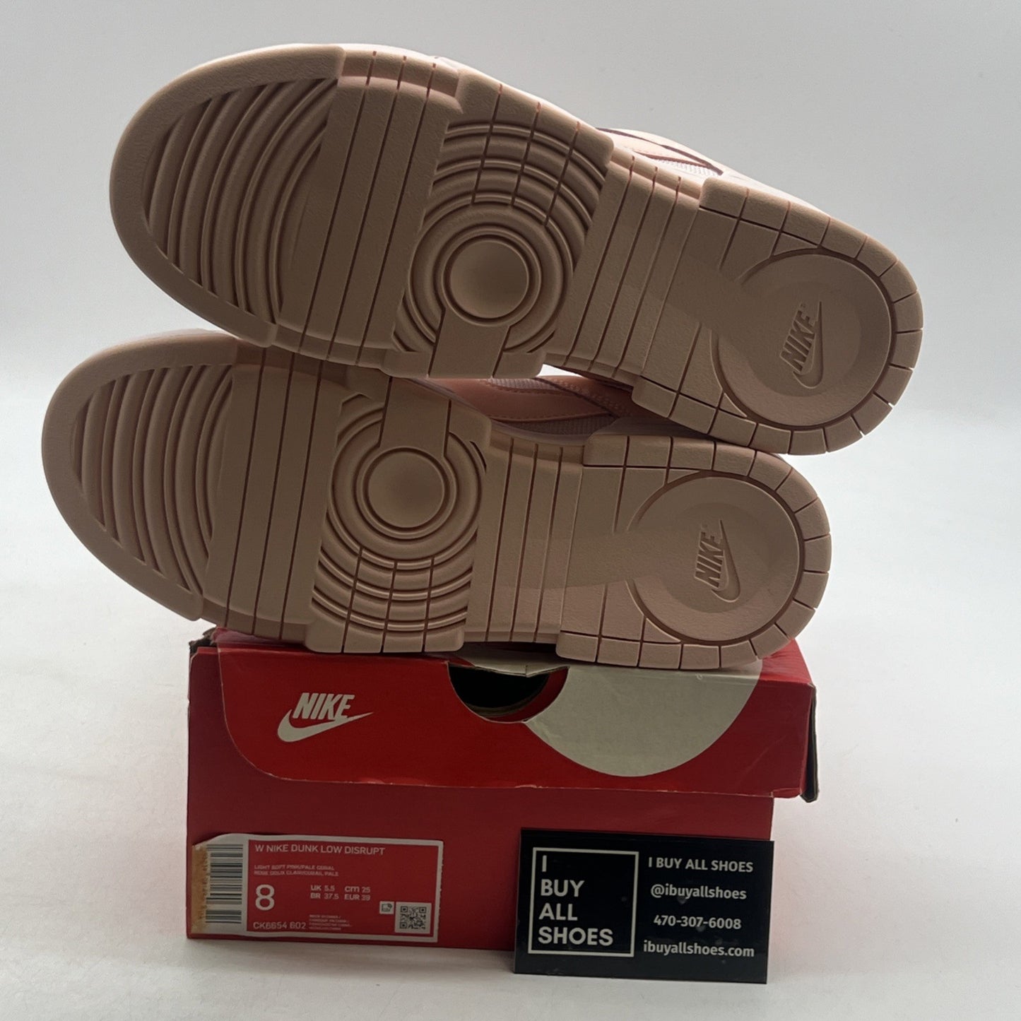 Size 8 - Nike Dunk Disrupt Low Pale Coral W (CK6654-602)