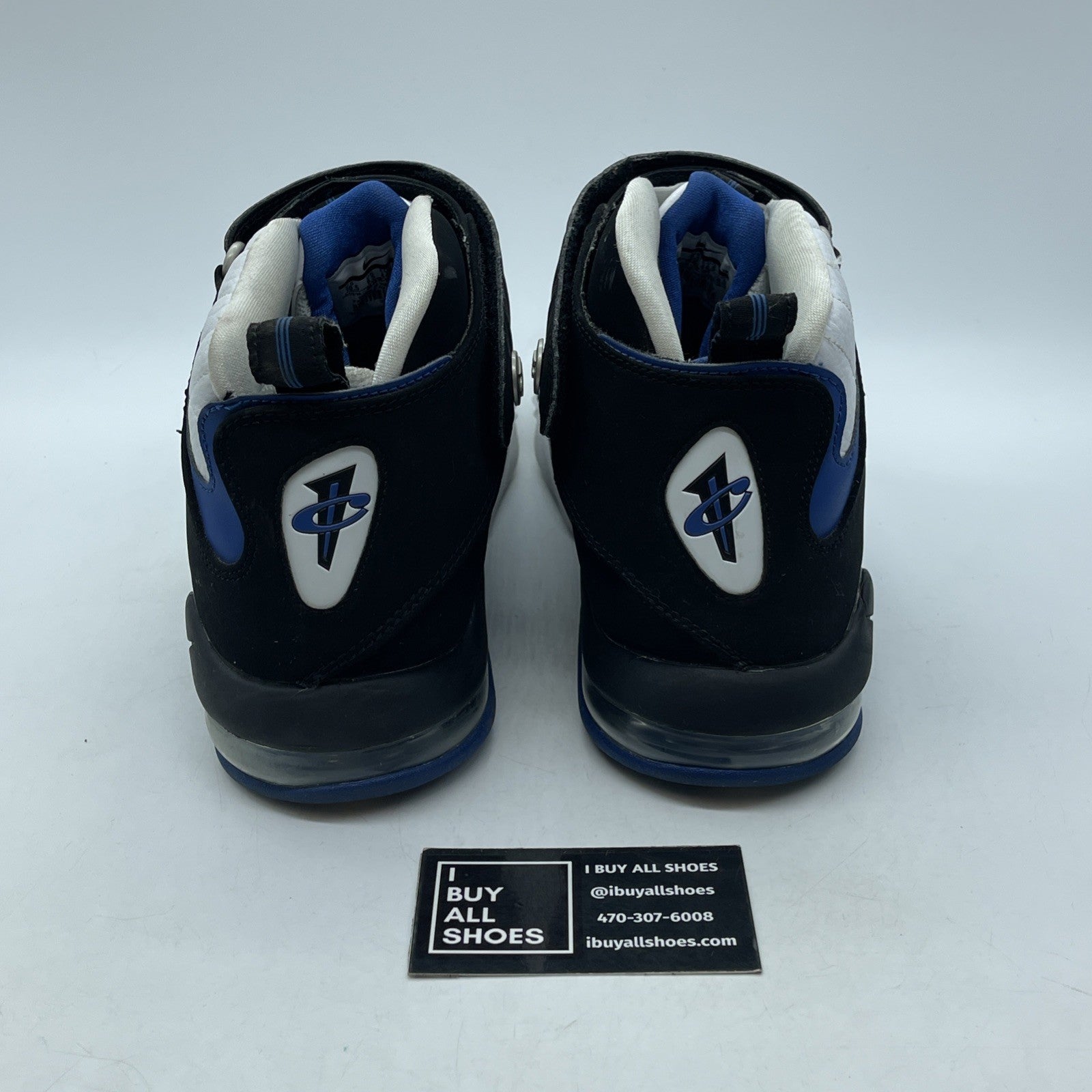Size 10.5 - Nike Air Penny 4 OG Orlando Black White Suede Leather (864018-100)