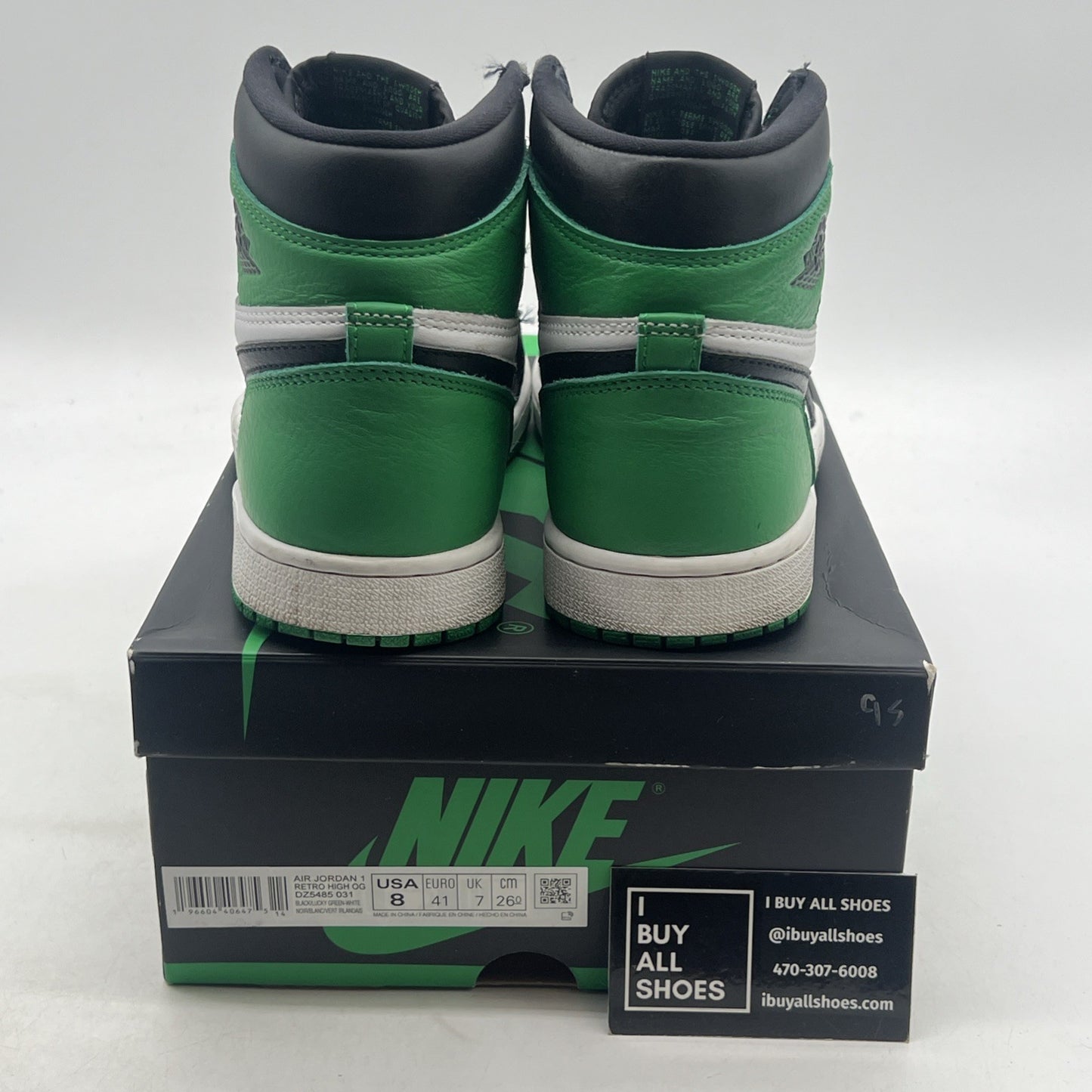 Size 8 - Air Jordan 1 Retro OG High Lucky Green (DZ5485-031)