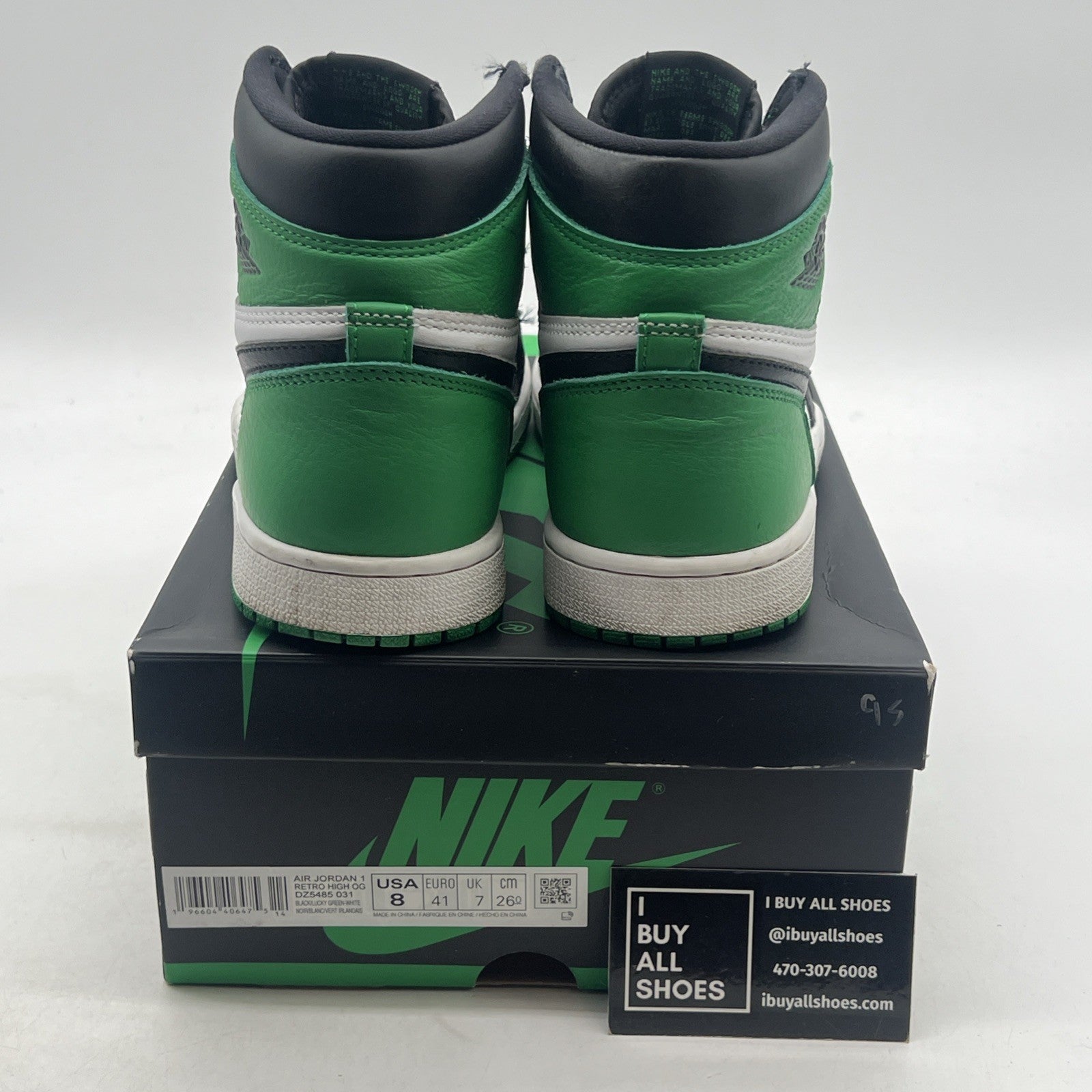 Size 8 - Air Jordan 1 Retro OG High Lucky Green (DZ5485-031)