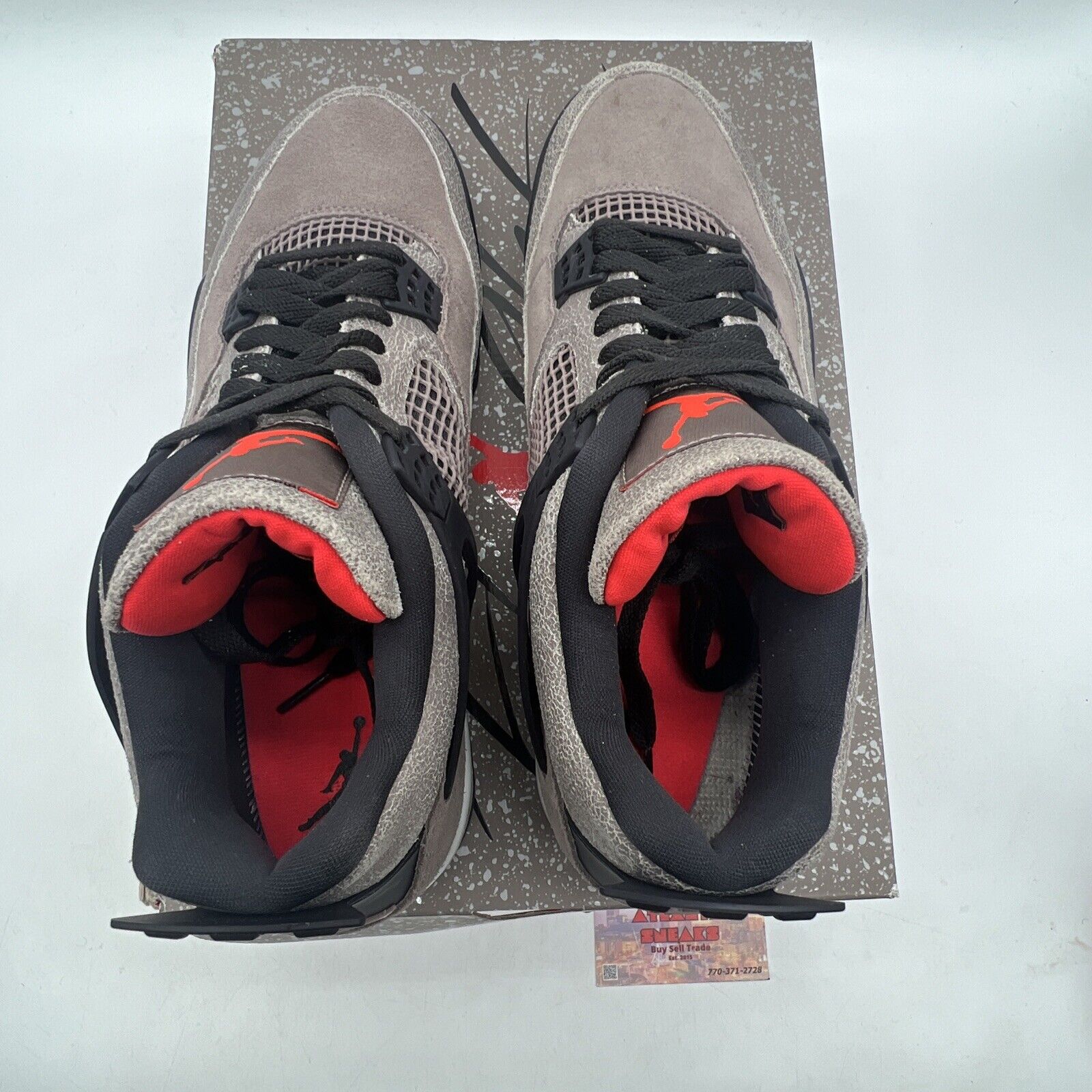 Size 11.5 - Jordan 4 Retro Mid Taupe Haze Black Red (DB0732-200)