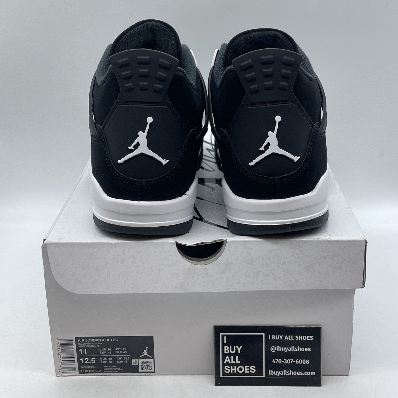 Size 11 - Air Jordan 4 Retro White Thunder (FQ8138-001)