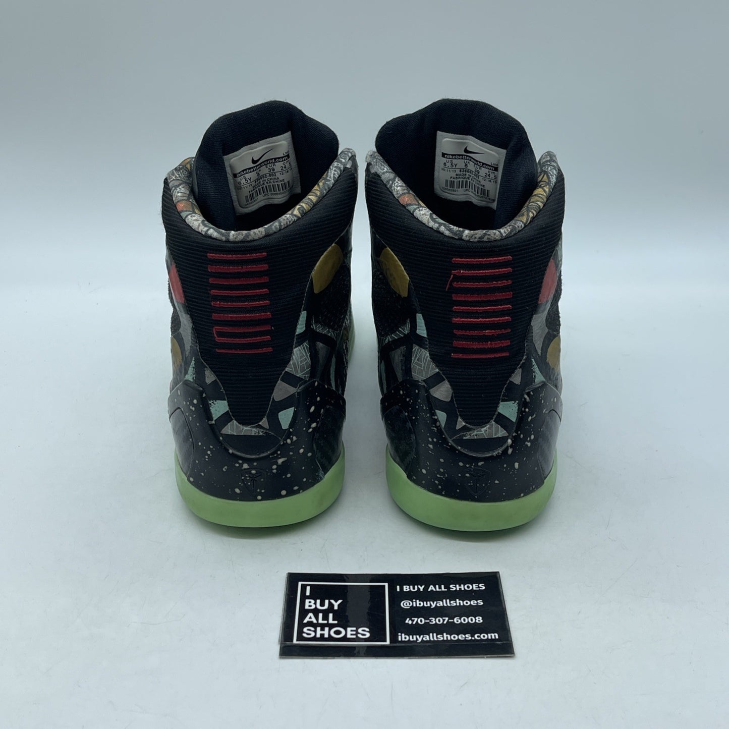 Size 6.5Y - Nike Kobe 9 Elite NOLA Gumbo League Maestro Leather (636602-002)