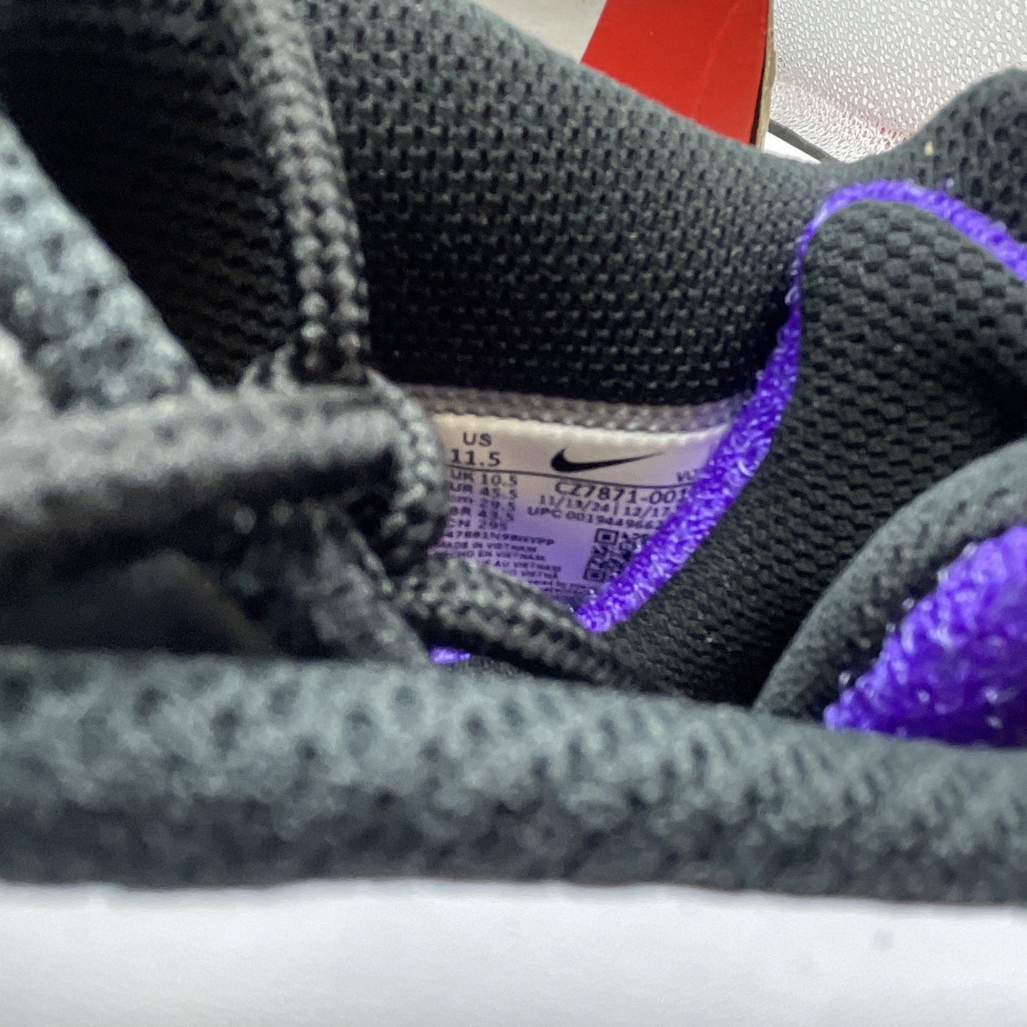Size 11.5 - Nike Air Max 2 CB 94 Retro 2020 Black Purple (CZ7871–001)