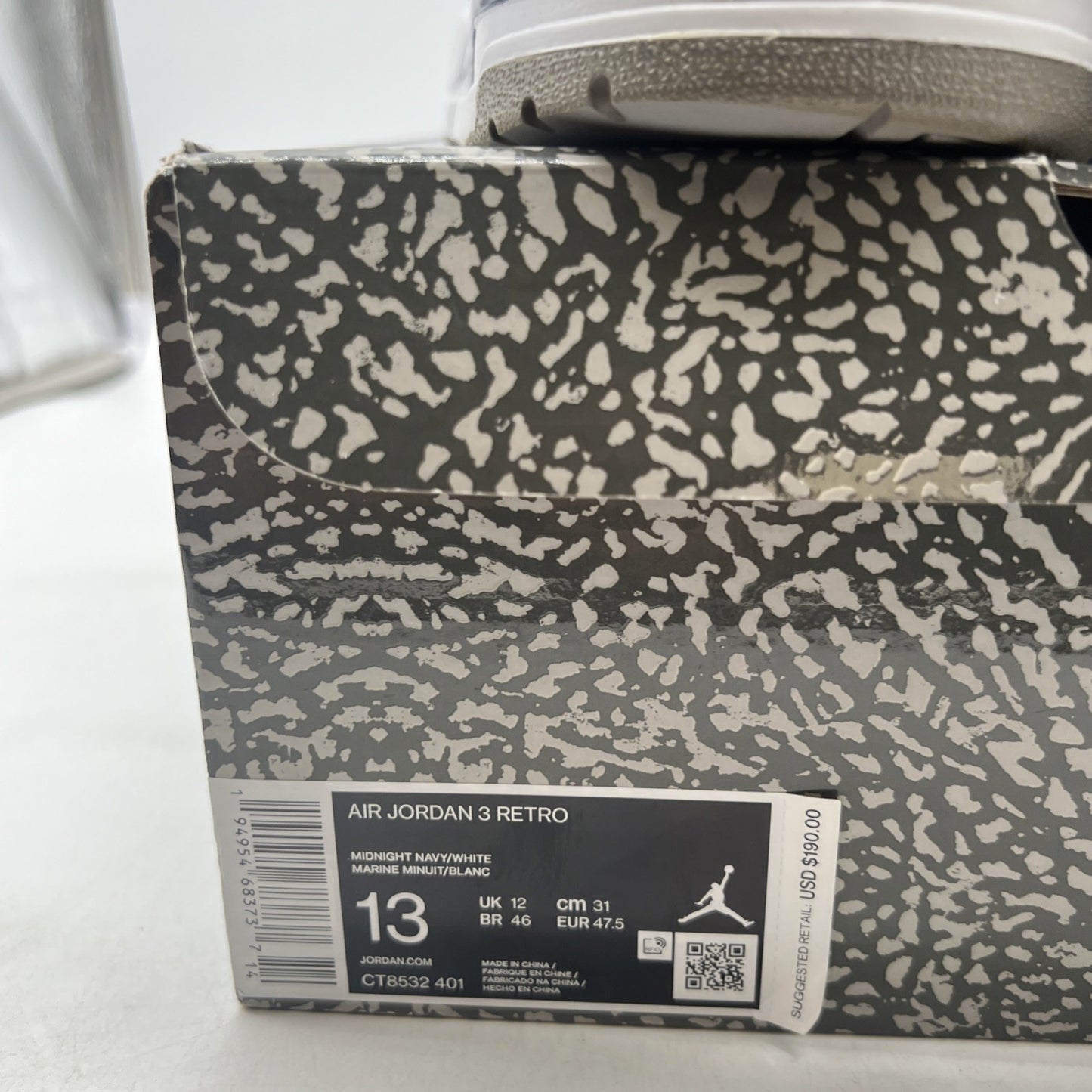 Size 13 - Air Jordan 3 Retro Blue (CT8532-401)