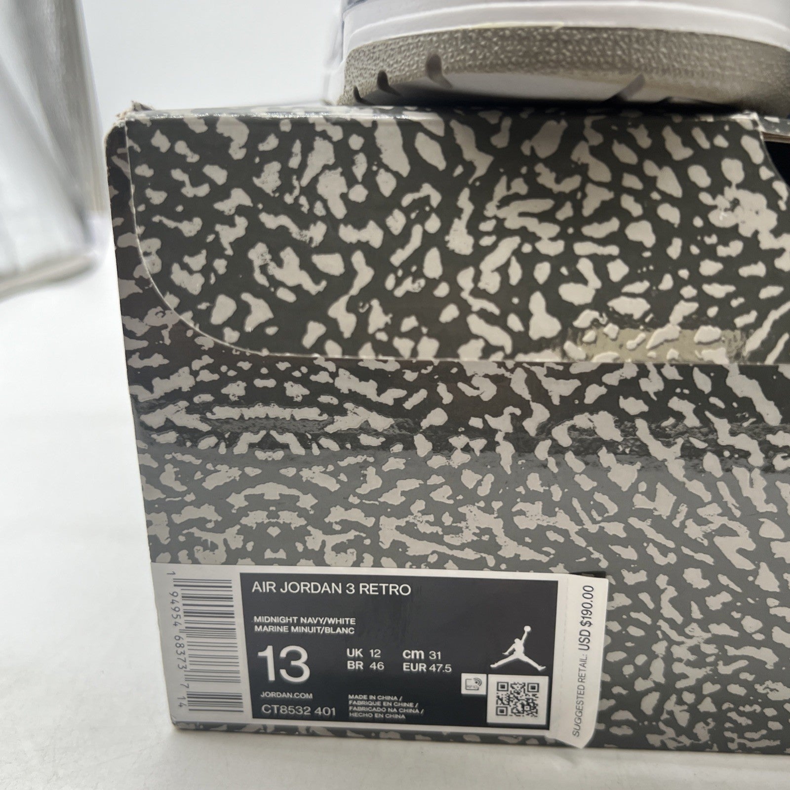 Size 13 - Air Jordan 3 Retro Blue (CT8532-401)