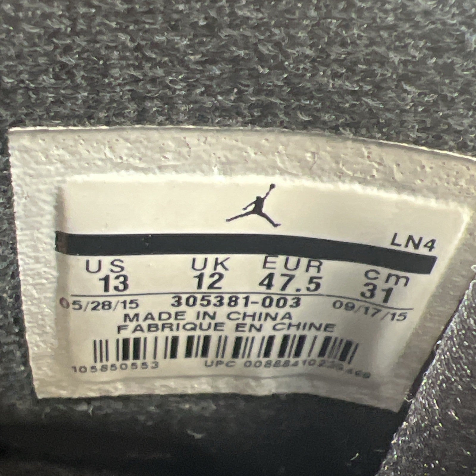 Size 13 - Air Jordan 8 Retro 2015 Chrome (305381-003)