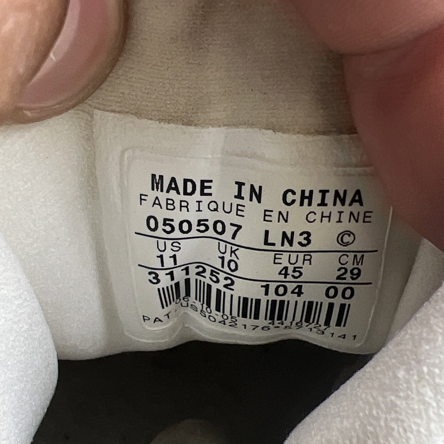 Size 11 - Jordan Work'M Low White (311252-104)