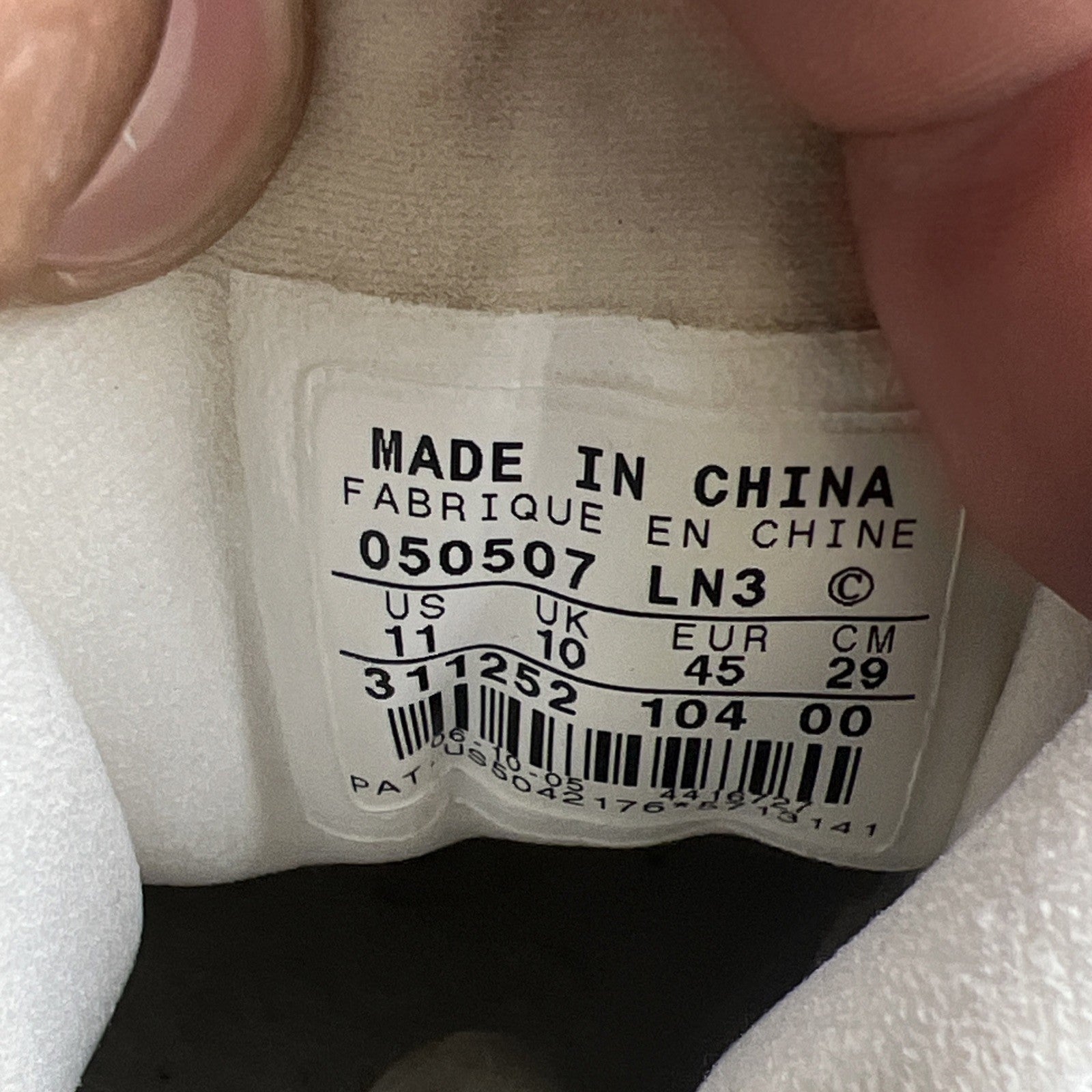 Size 11 - Jordan Work'M Low White (311252-104)