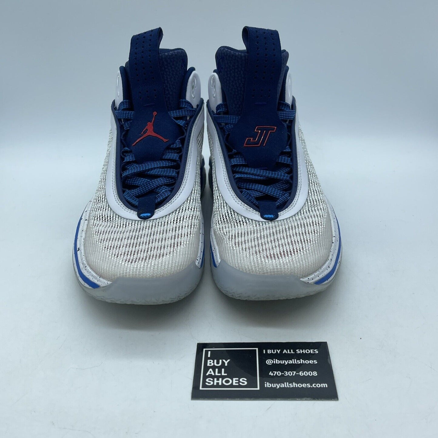 Size 8 - Jayson Tatum x Air Jordan 36 SE Team USA Blue Suede Leather -DJ4484-100