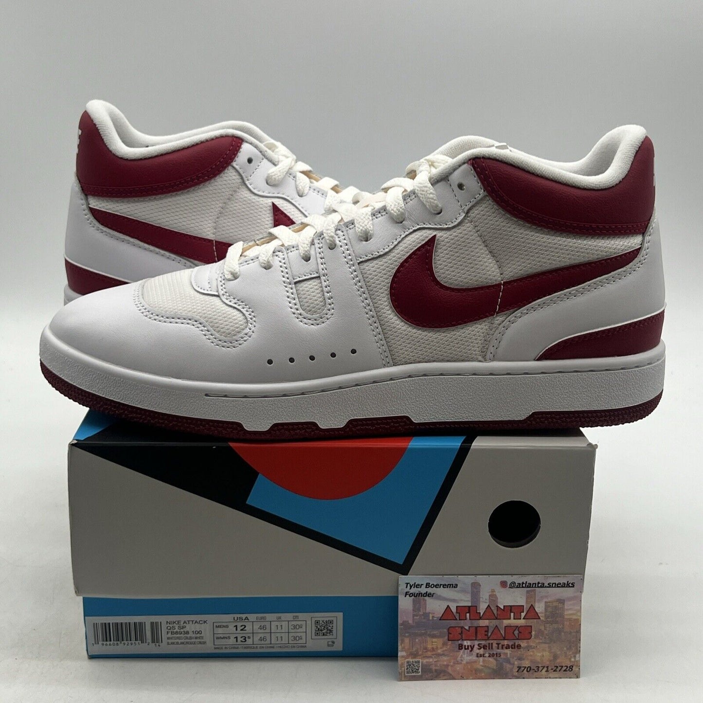 Size 12 - Nike Mac Attack QS SP Red Crush (FB8938-100)