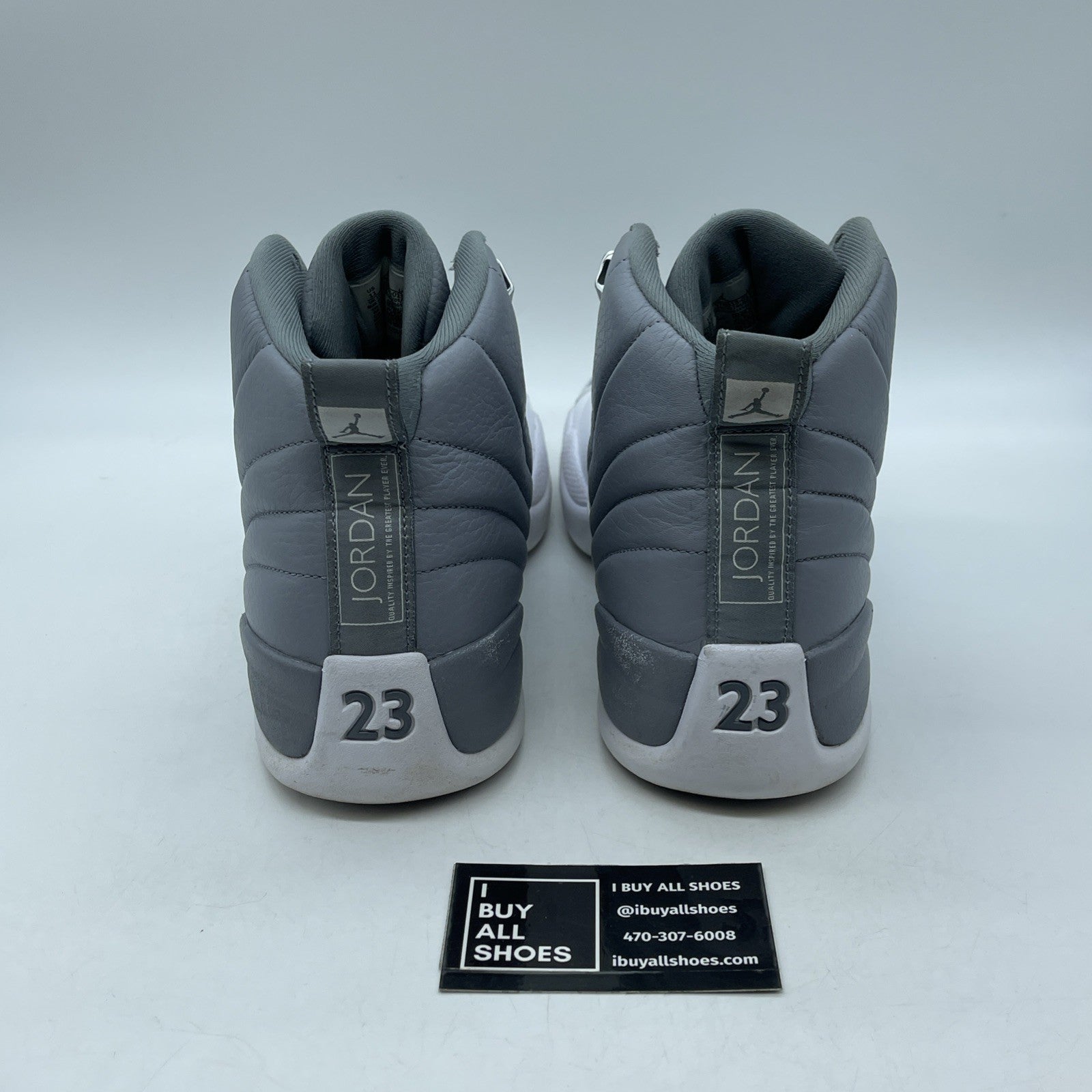 Size 11 - Jordan 12 Stealth 2022 Grey White Silver Leather (CT8013-015