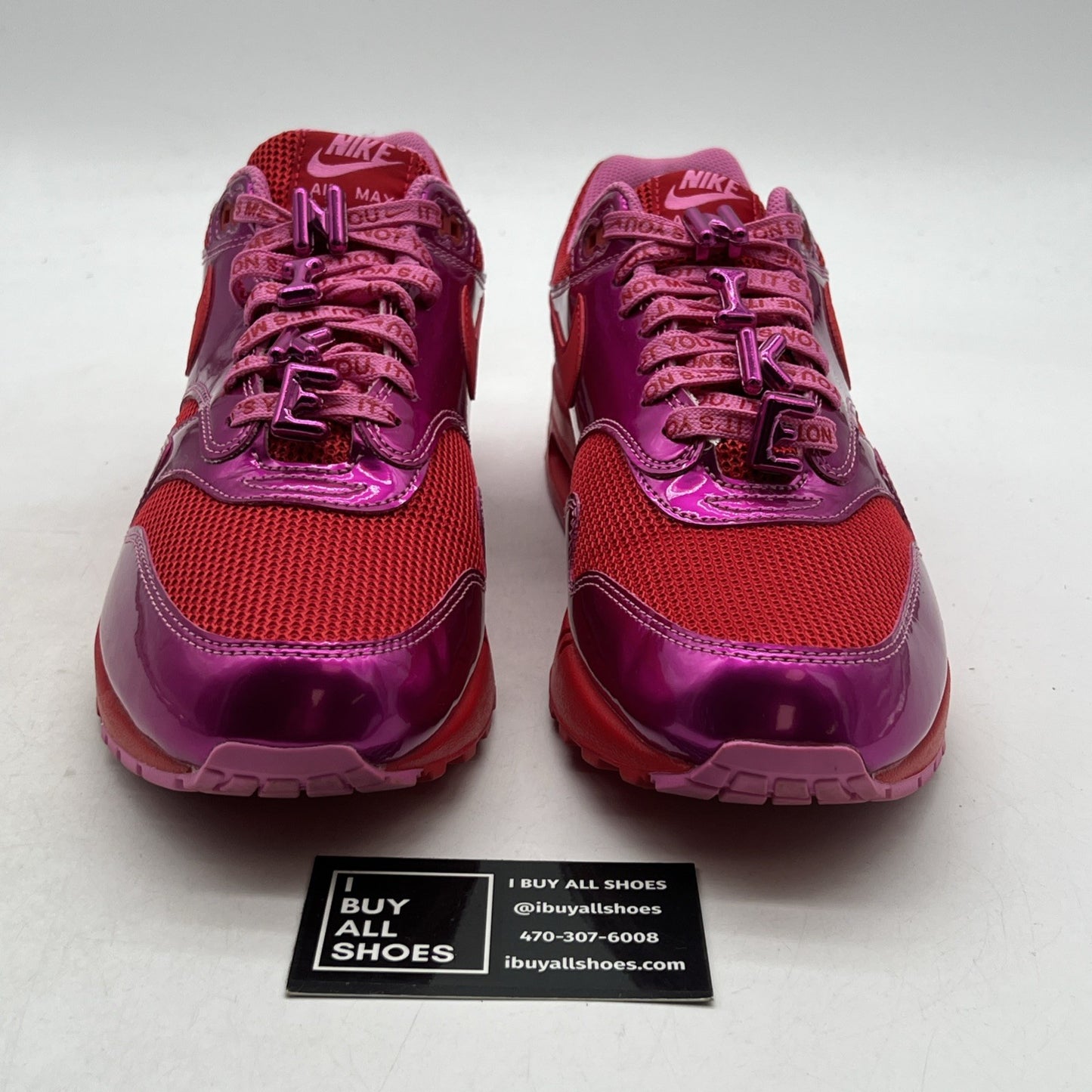 Size 10 - Nike Air Max 1 Premium Valentines Day Pack - Playful Pink (HV2301-600)
