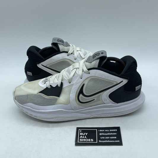 Size 10 - Nike Kyrie 5 Low White Wolf Grey Black (DJ6012-102)