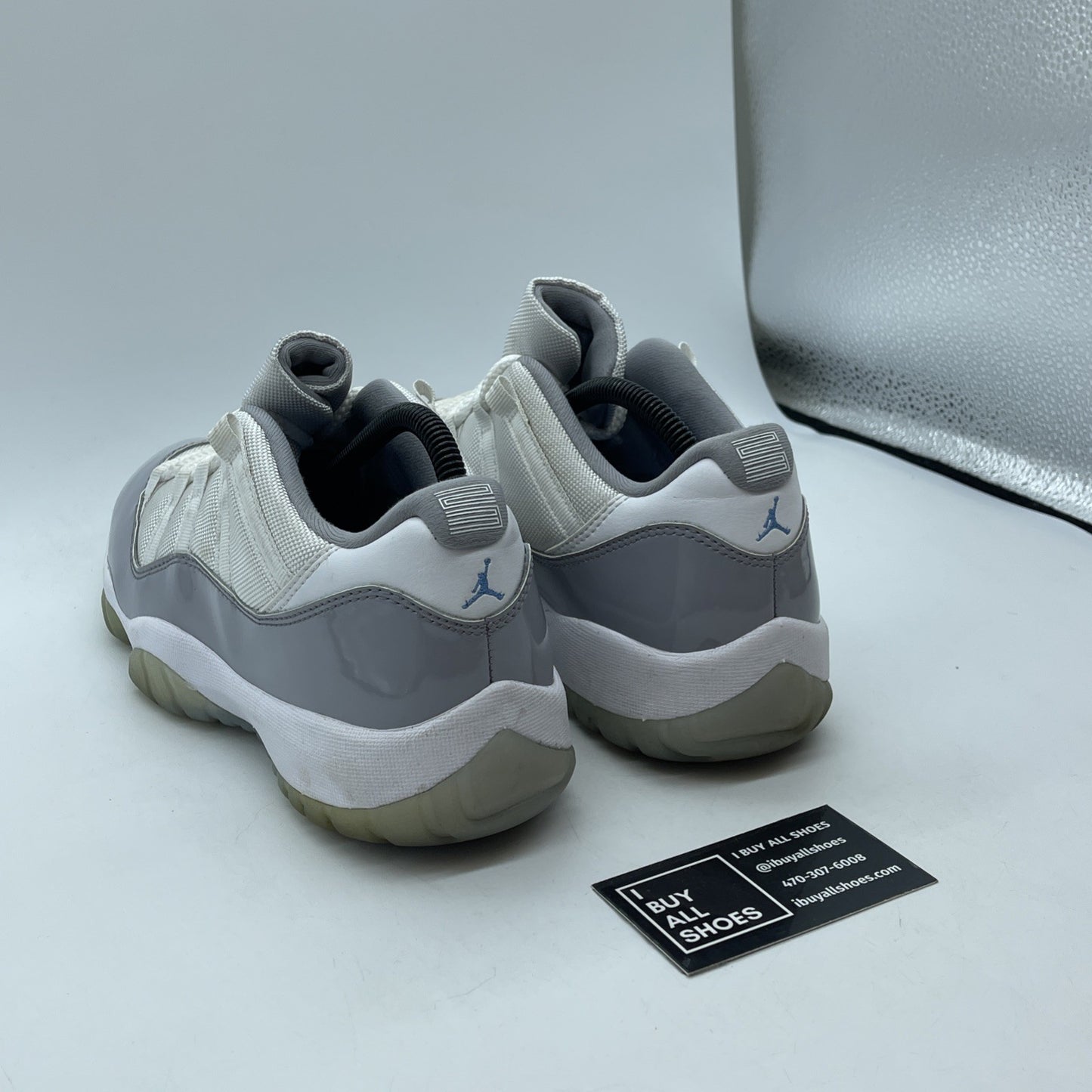Size 9.5 - Air Jordan 11 Retro Low Cement Grey White Leather (AV2187-140)