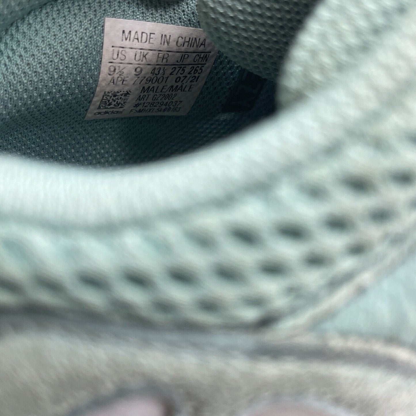 Size 9.5 - adidas Yeezy Boost 700 Faded Azure Blue Green Suede (GZ2002)